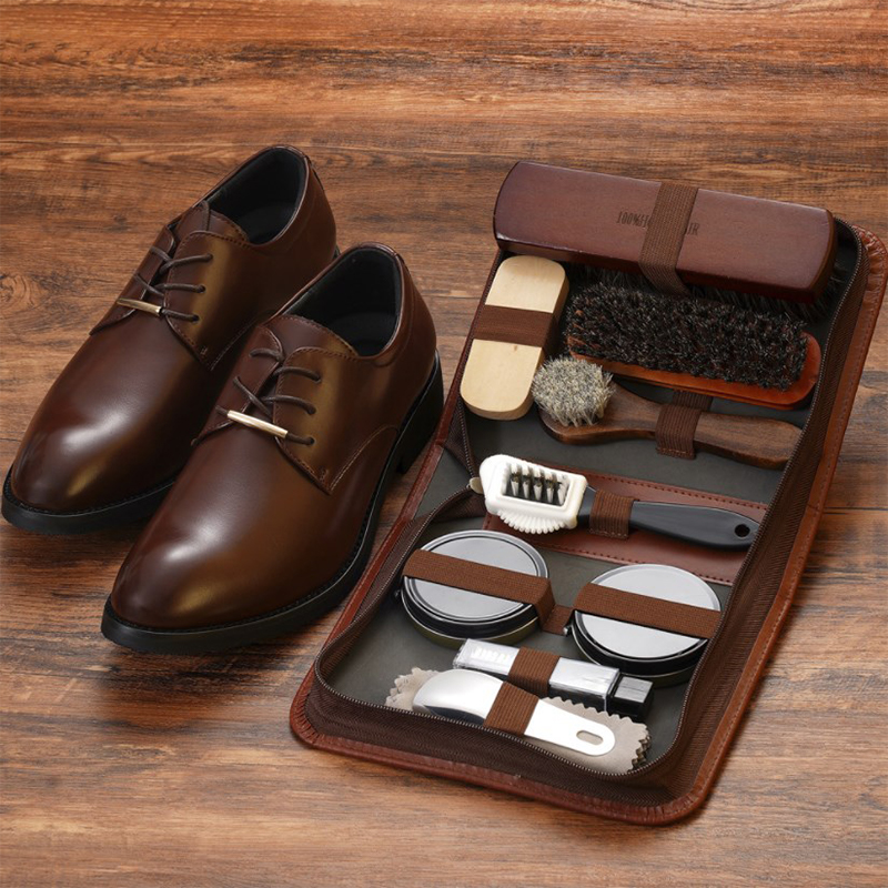 Sneaker Leather Care - Ensemble de brosses à chaussures en