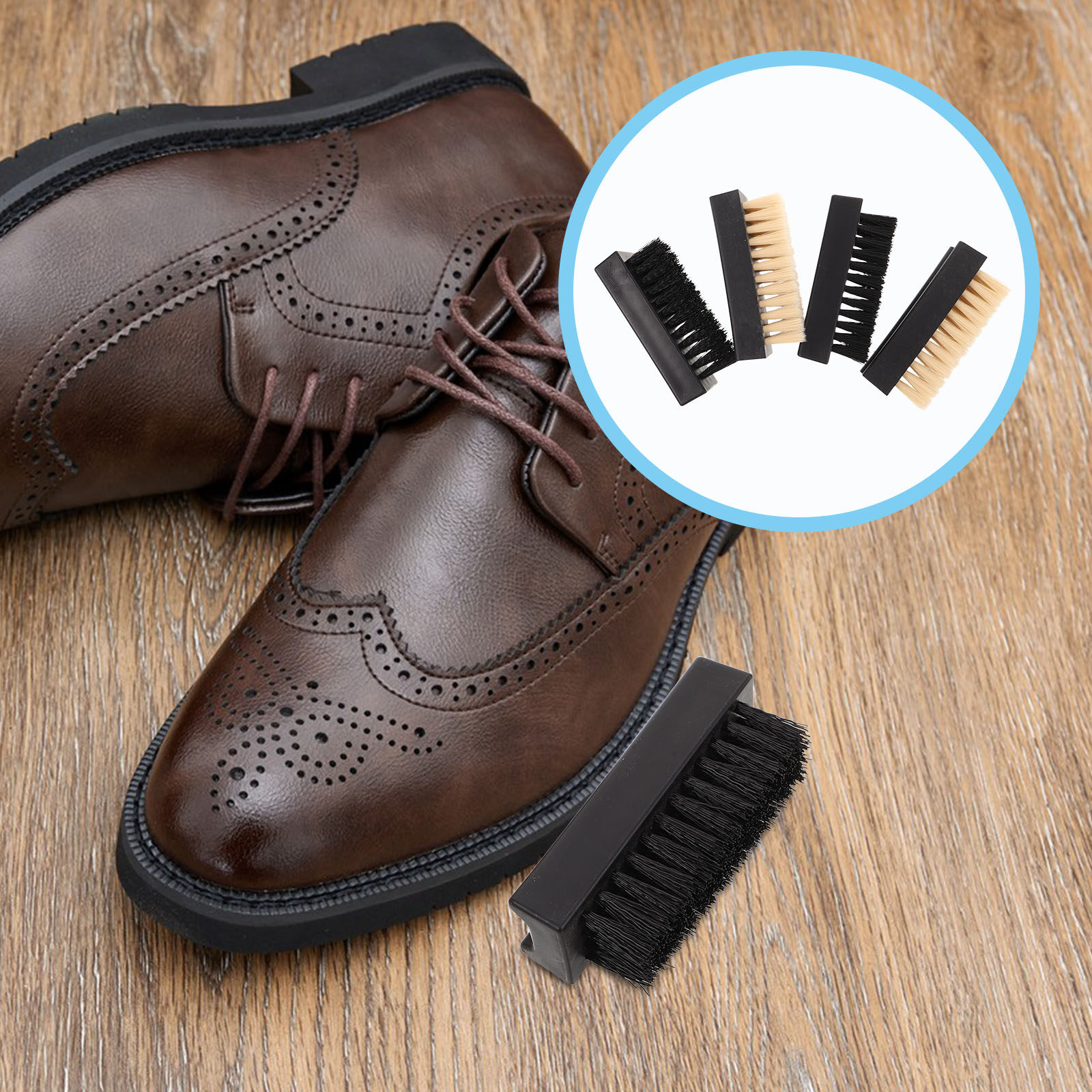 Sneaker Care For Suede - Lot de 4 brosses multifonctions pour