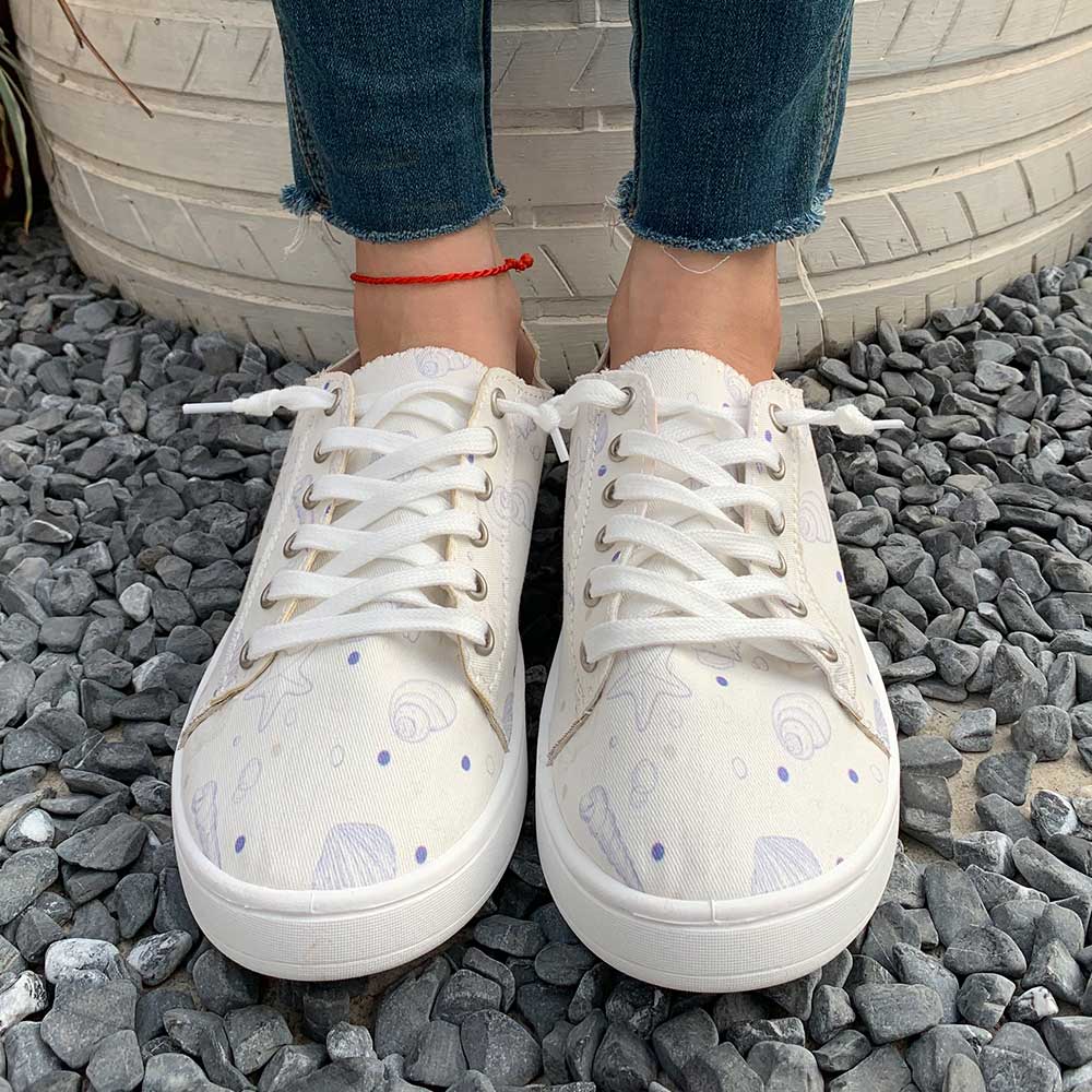 Baskets blanches décontractées - On Sneaker Care avis et prix